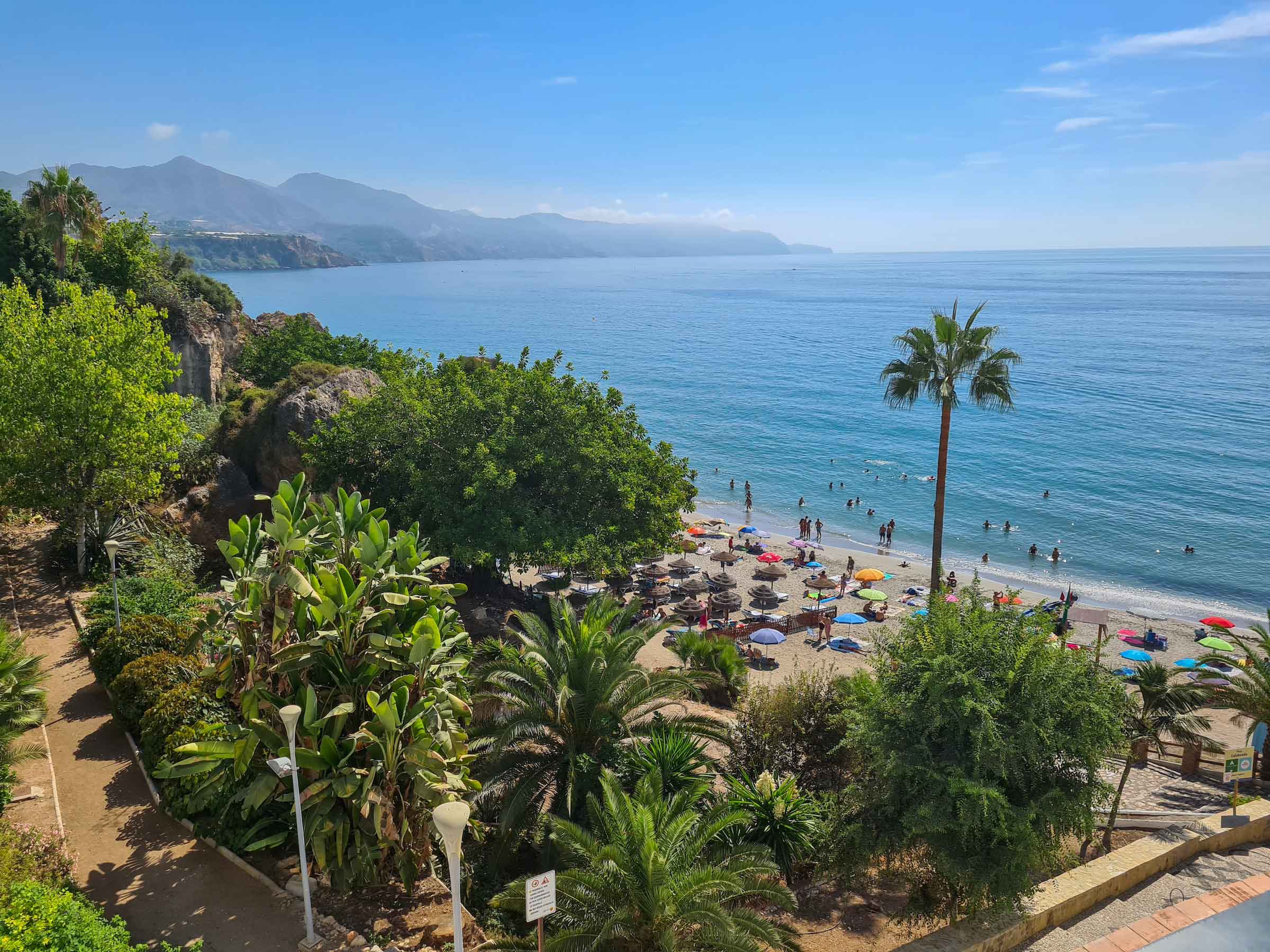 badplats i spanien